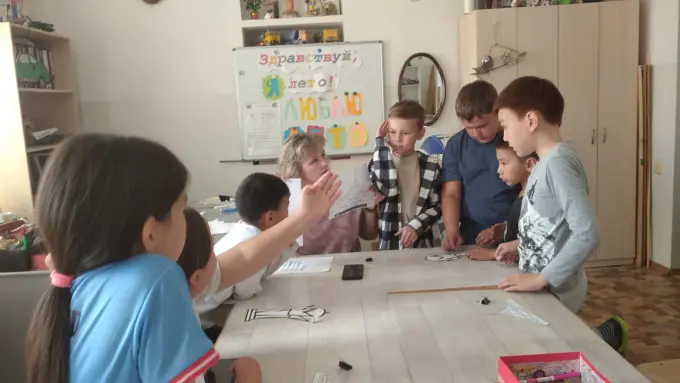 В школе прошло познавательное занятие, посвящённое Дню Астаны. 